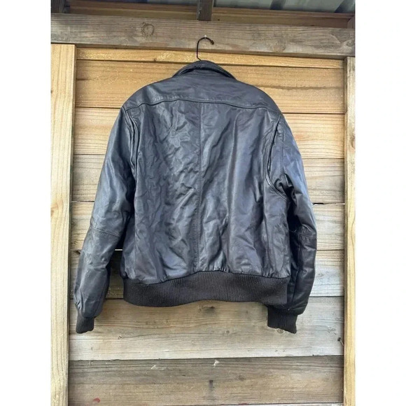 Vintage Members Only Bomber Jacket Europe Craft Men's 44 Brown‎ Made In Korea - Picture 16 of 16